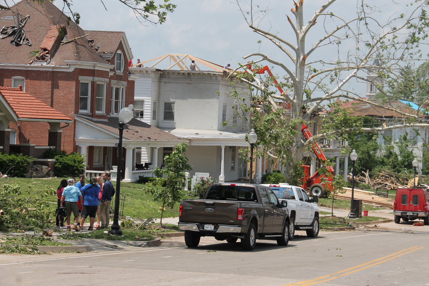 People in Jefferson City begin the long road to recovery a few days after an F4 tornado damaged a section of the city in May 2019.